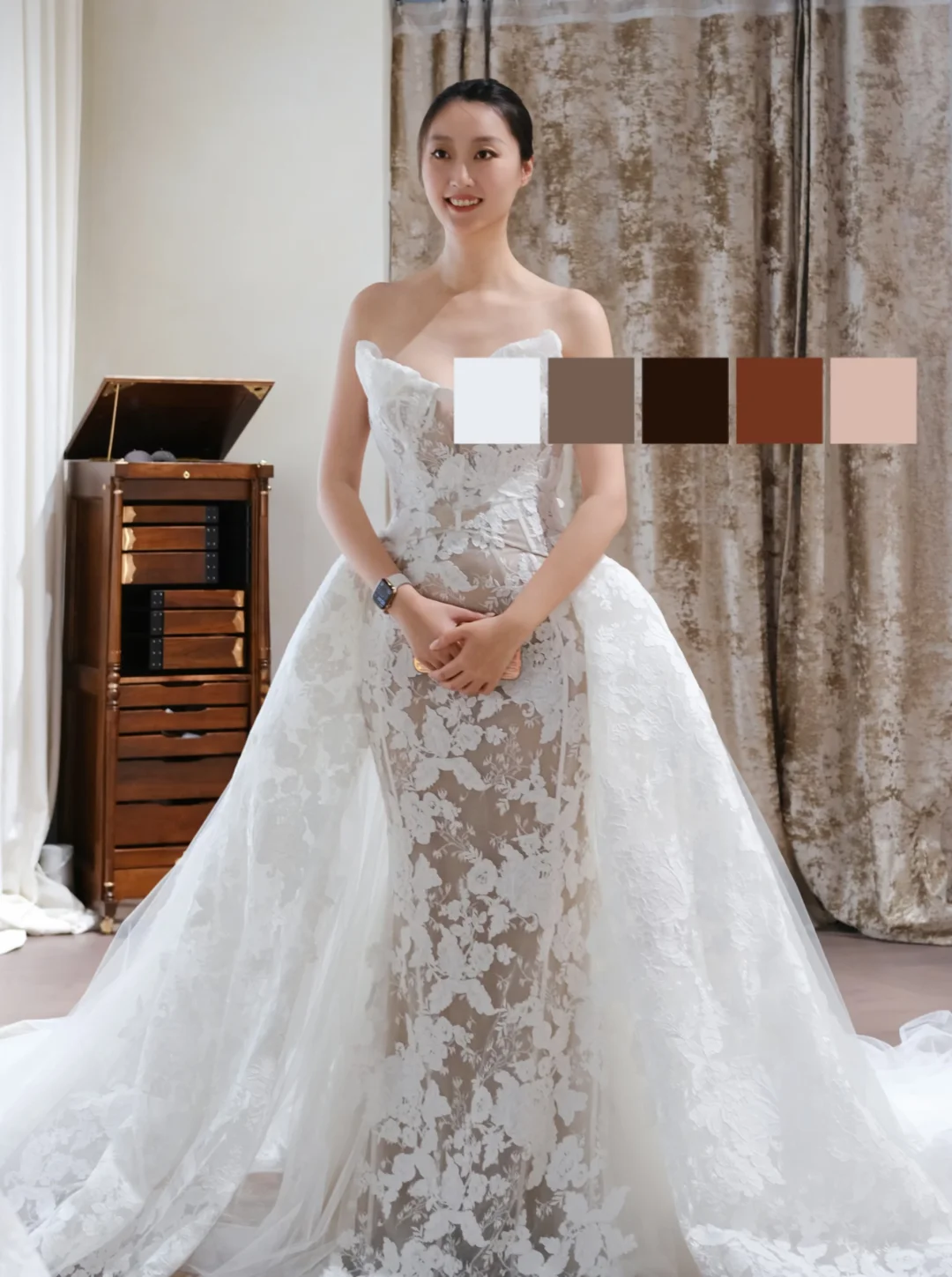 试纱日记｜婚后n年终于穿上了我的梦中情纱
