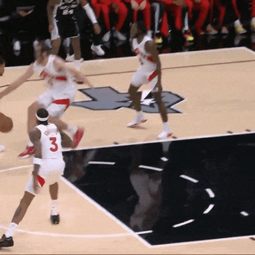 少林功夫好啊[赞][赞]猛龙vs马刺文班亚马 ​​​