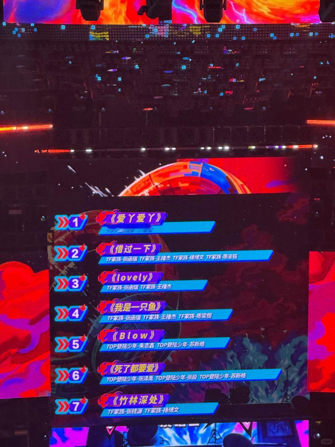 荣耀之战最新舞台排名前三分别是爱丫爱丫、借过一下、lovely荣耀之战排名爱丫爱