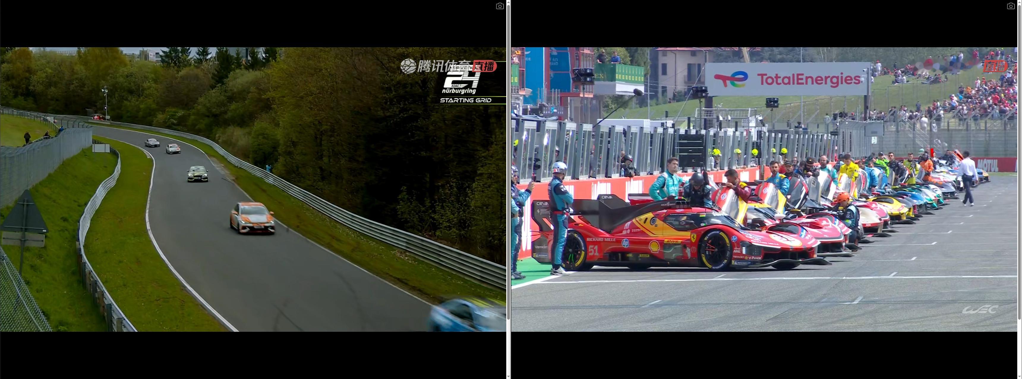 N24资格赛第二回合正赛与WEC伊莫拉6小时耐力赛正赛都将于北京时间19点开始！