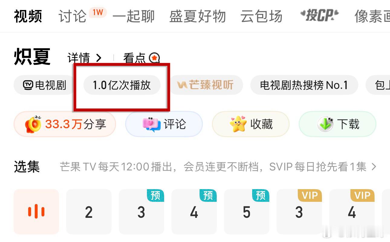 炽夏🥭站内播放量破1亿了 let's go！！！！炽夏伟大！陆西骁伟大！周柯宇