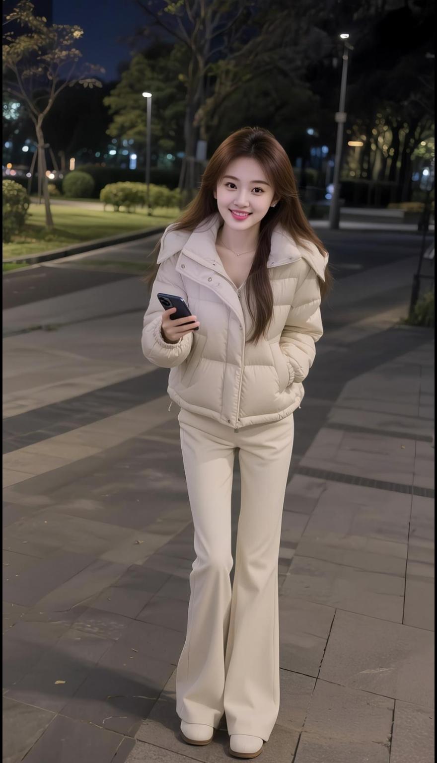 AI冬夜随拍 抖音ai创作