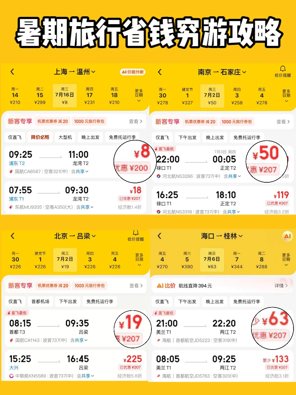 2w穷游60城，总结出8条省钱攻略