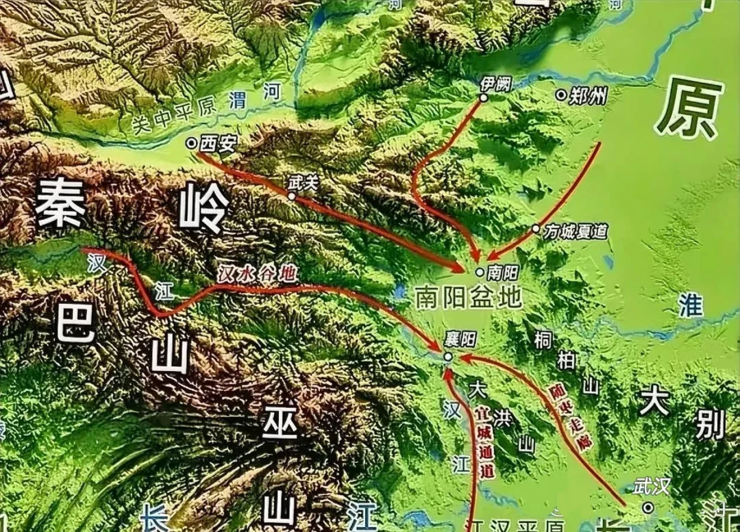 南阳盆地，这地理位置是不是绝佳？