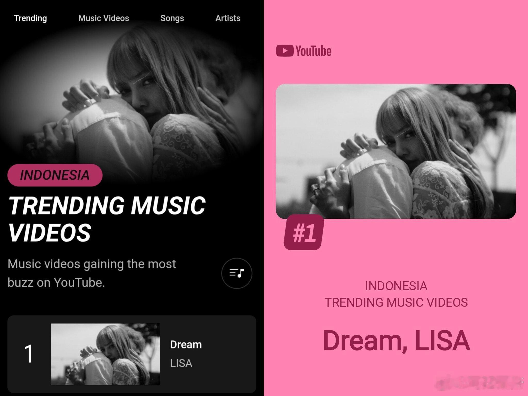 Lisa的《Dream》（ft.坂口健太郎）微电影已登上印度尼西亚You/Tu/