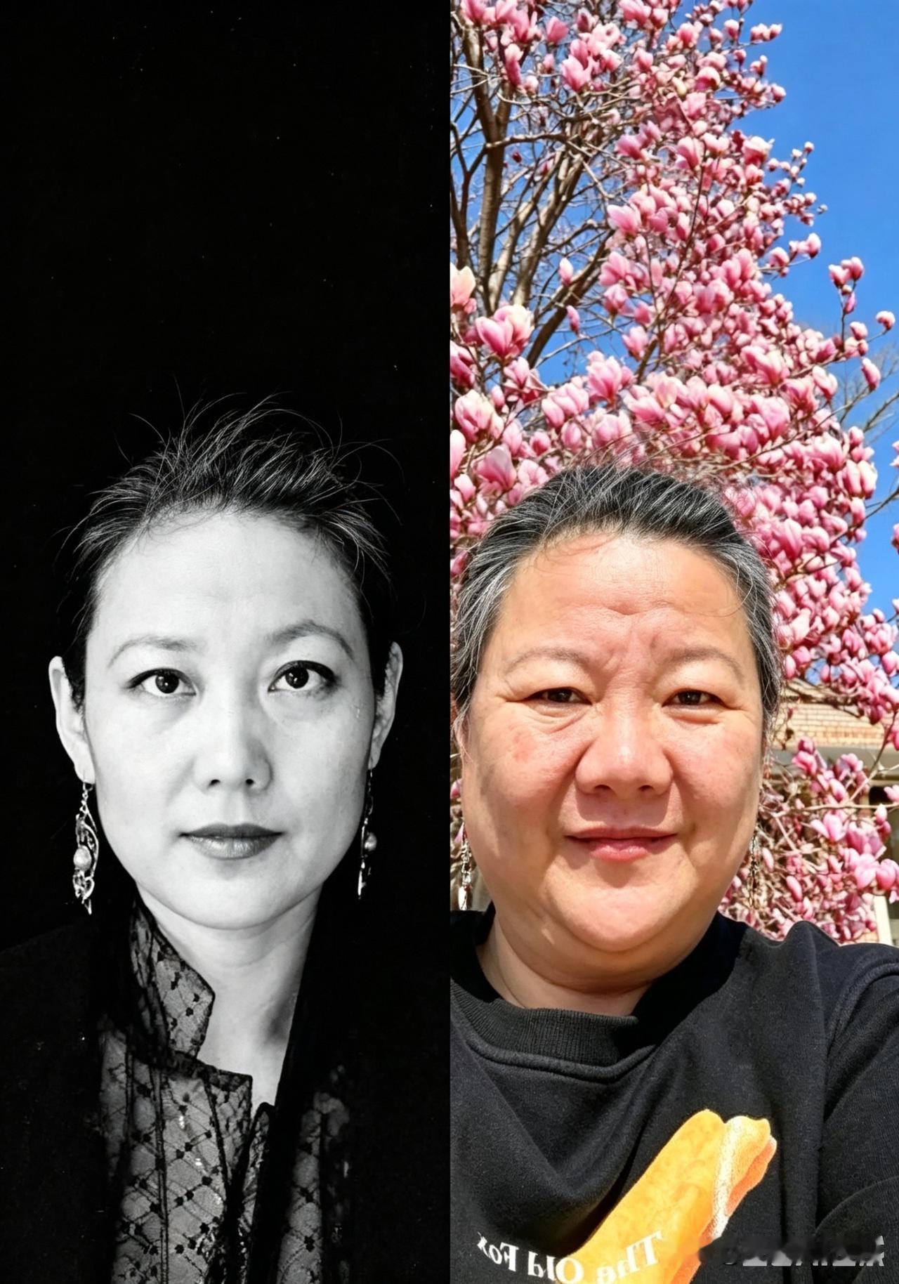很羡慕洪晃和80年代的大才女刘索拉的神仙友谊！

一次，洪晃穿了一条波西米亚风的