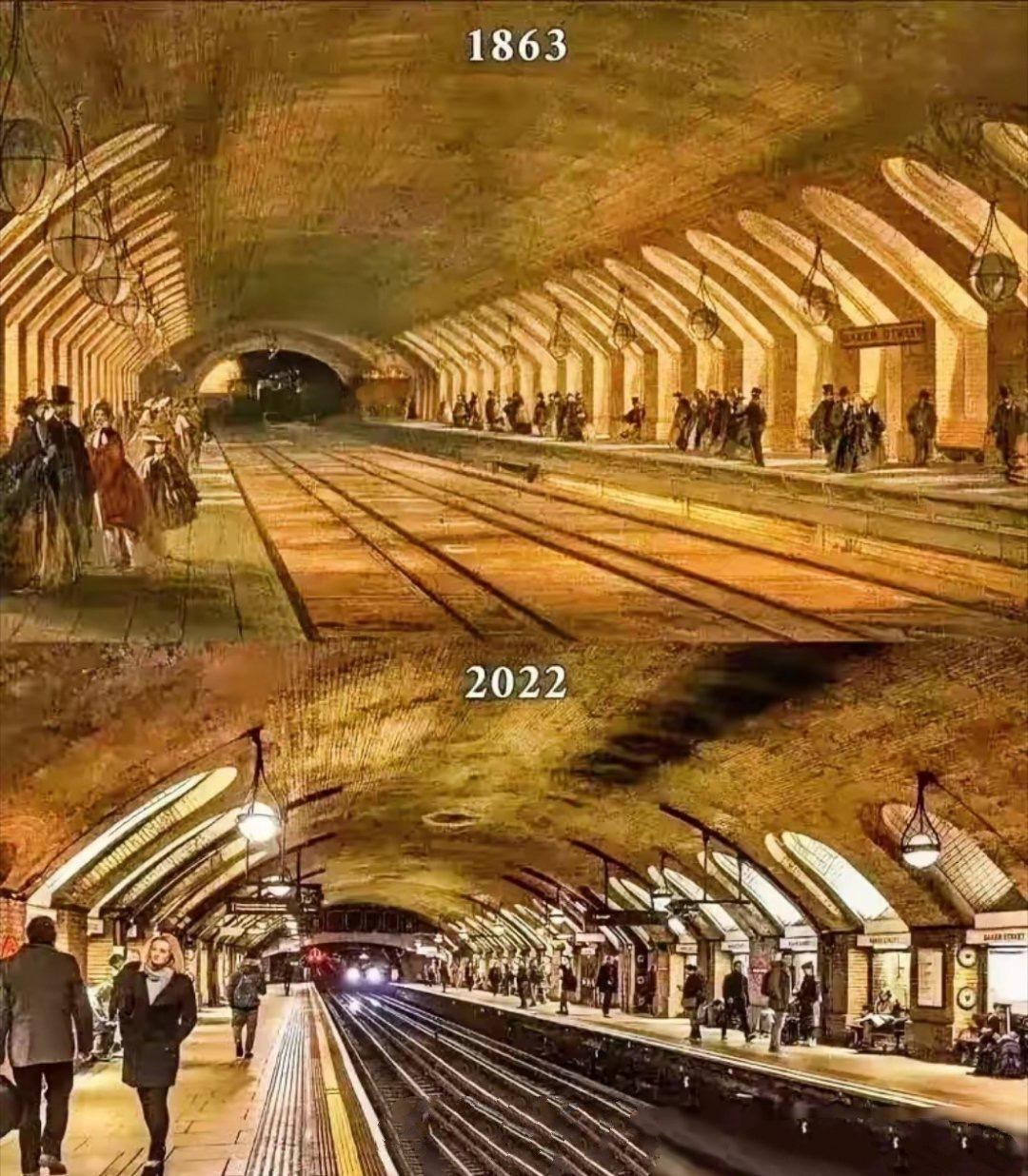 英国地铁用160年不变样，感觉跟我们生活的不是同一个世界。

说的好听点，这叫传