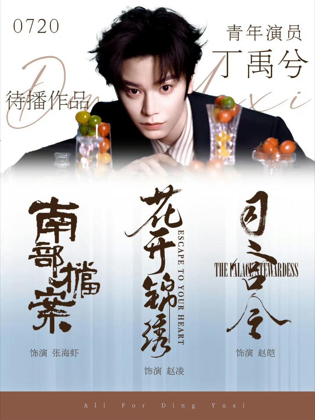 丁禹兮回应被说“今年没那么火爆了”：我继续努力，粉丝也开始晒作品和商务战报了