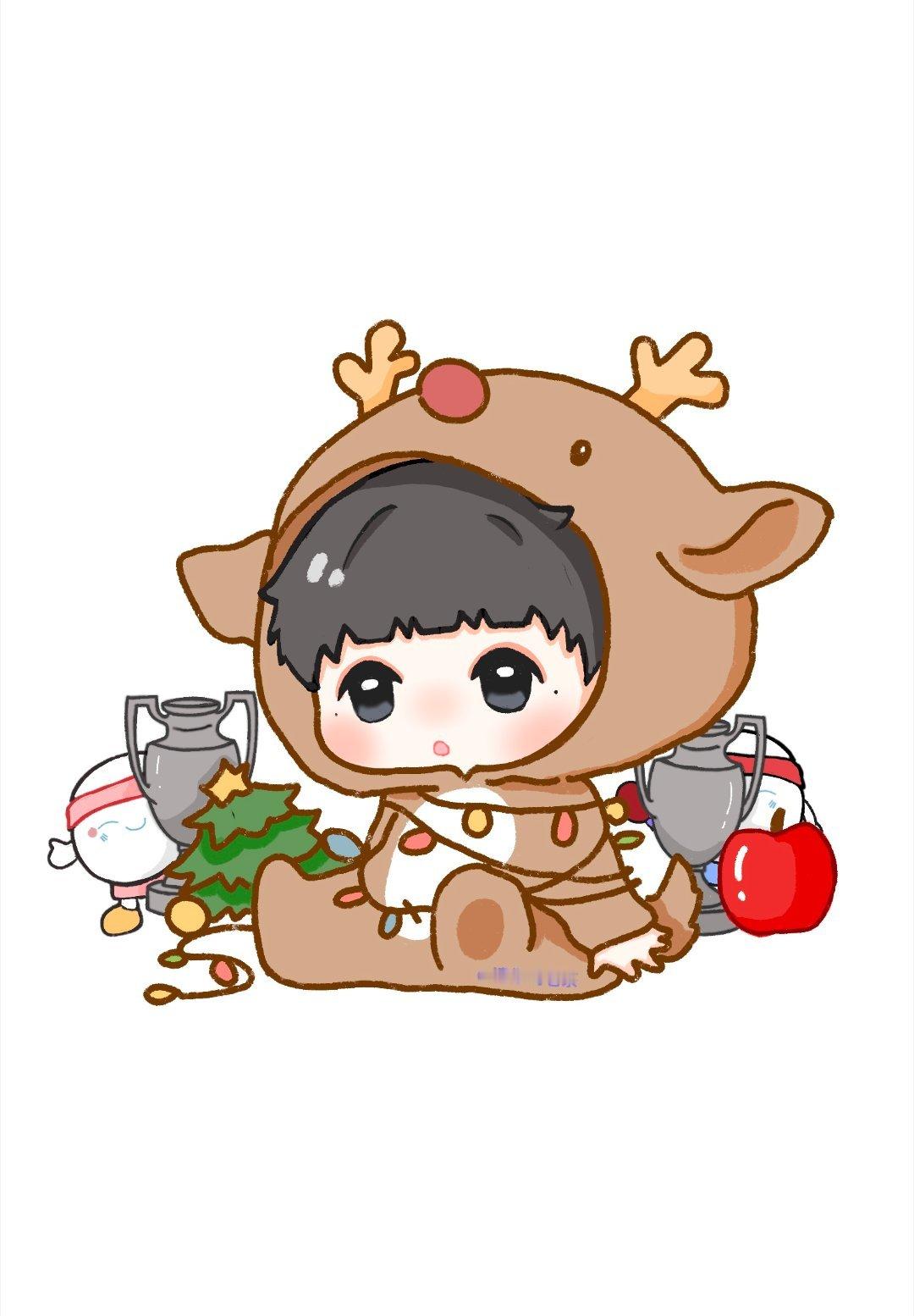 平安夜，小莎莎和沙丝们平平安安🍎 