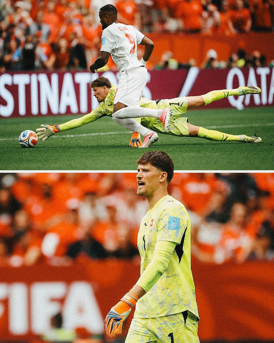 😍哪个家都不能没有科爹🇨🇭瑞士2-1加拿大🇨🇦💛🖤科贝尔代表瑞士国