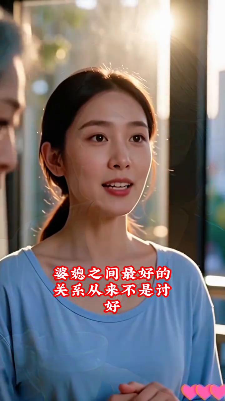 没有难处的婆婆，只有不知足的人心。
总抱怨婆媳难处，大错特错。这世上没有难相处的