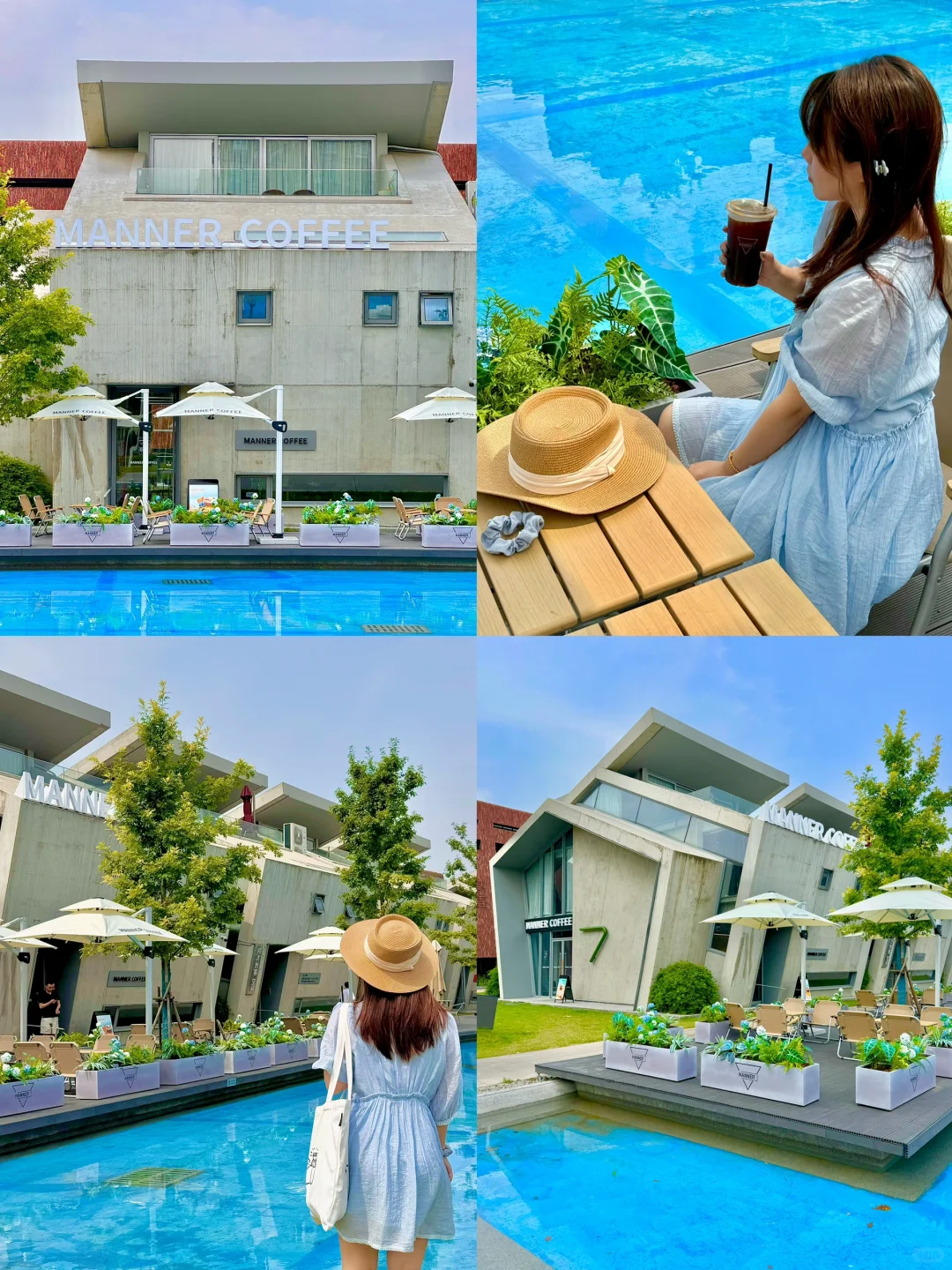Manner新店！开在泳池边