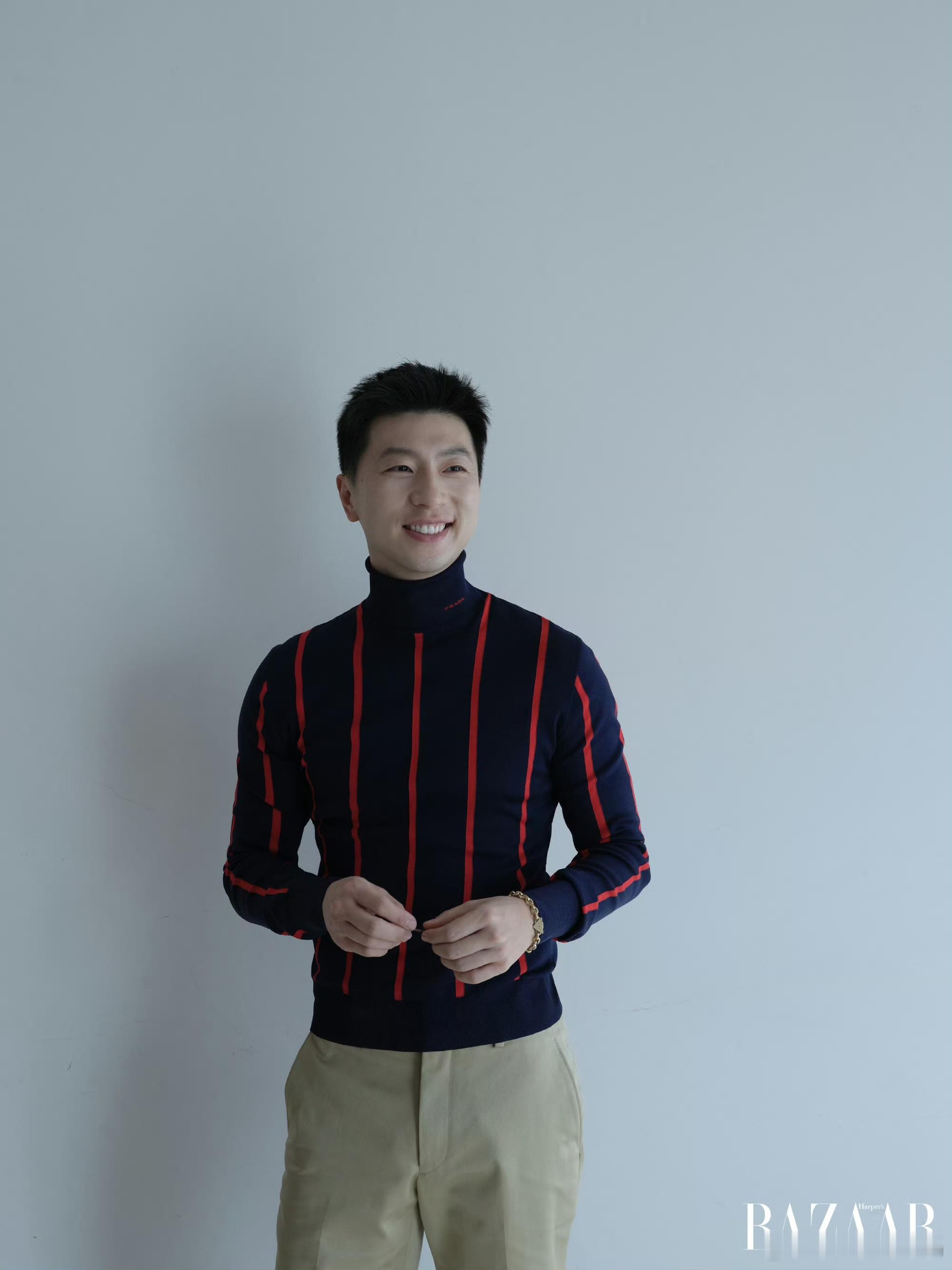 马龙把饺子当乒乓球打笑不活了！马龙芭莎二月刊封面表现力太顶了，每一张都让人疯狂心