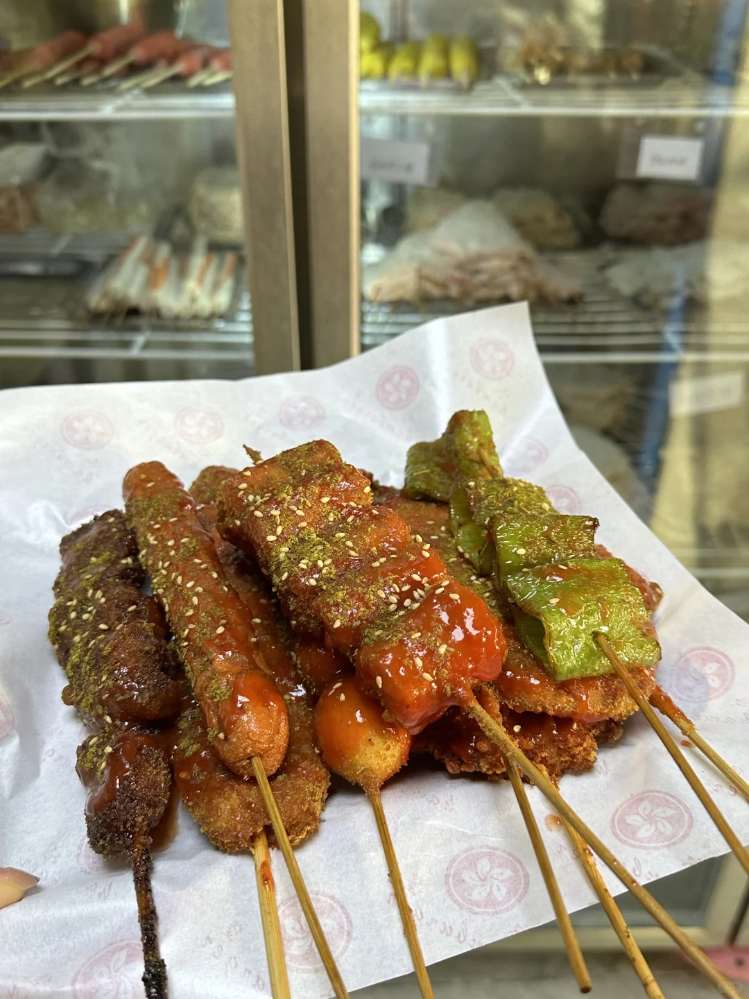 在滨江道❗超隐蔽的炸串老店❗巨好吃😋