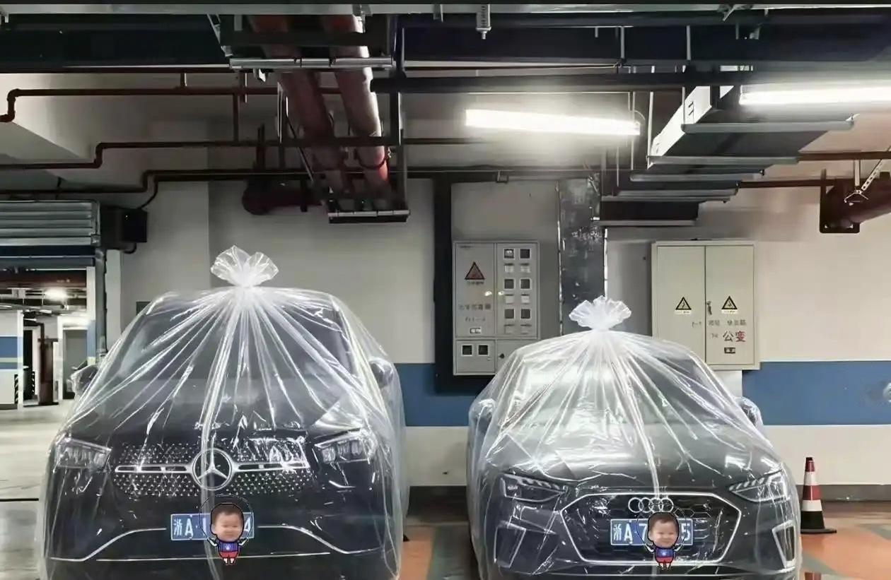 暴雨成灾，为了不让车被泡，有人这么做，我只能说，这种做法只能说是图个心理安慰[笑