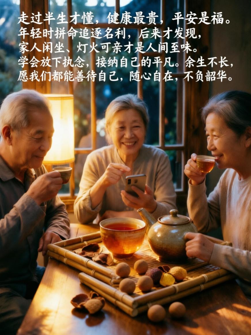 走过半生才懂的道理走过半生才懂，健康最贵，平安是福。年轻时拼命追逐名利，后来才发