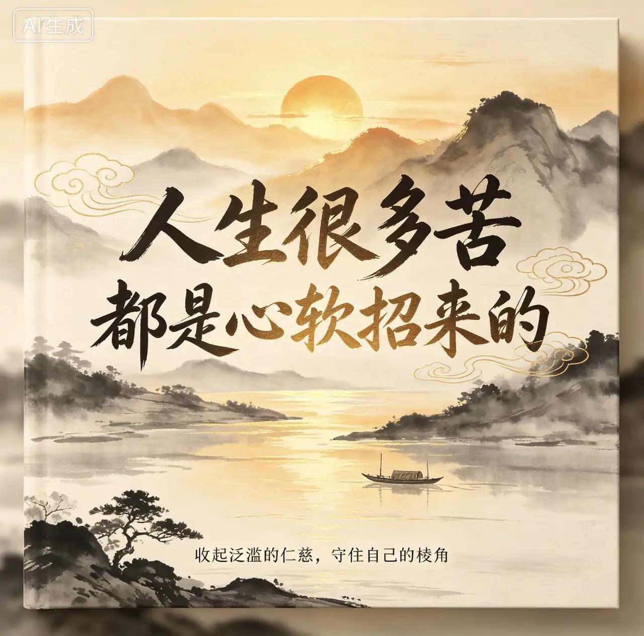 人活到一定年纪，方恍然大悟：这辈子的委屈，竟多是性格亲手招来的。人这一生，许多吃