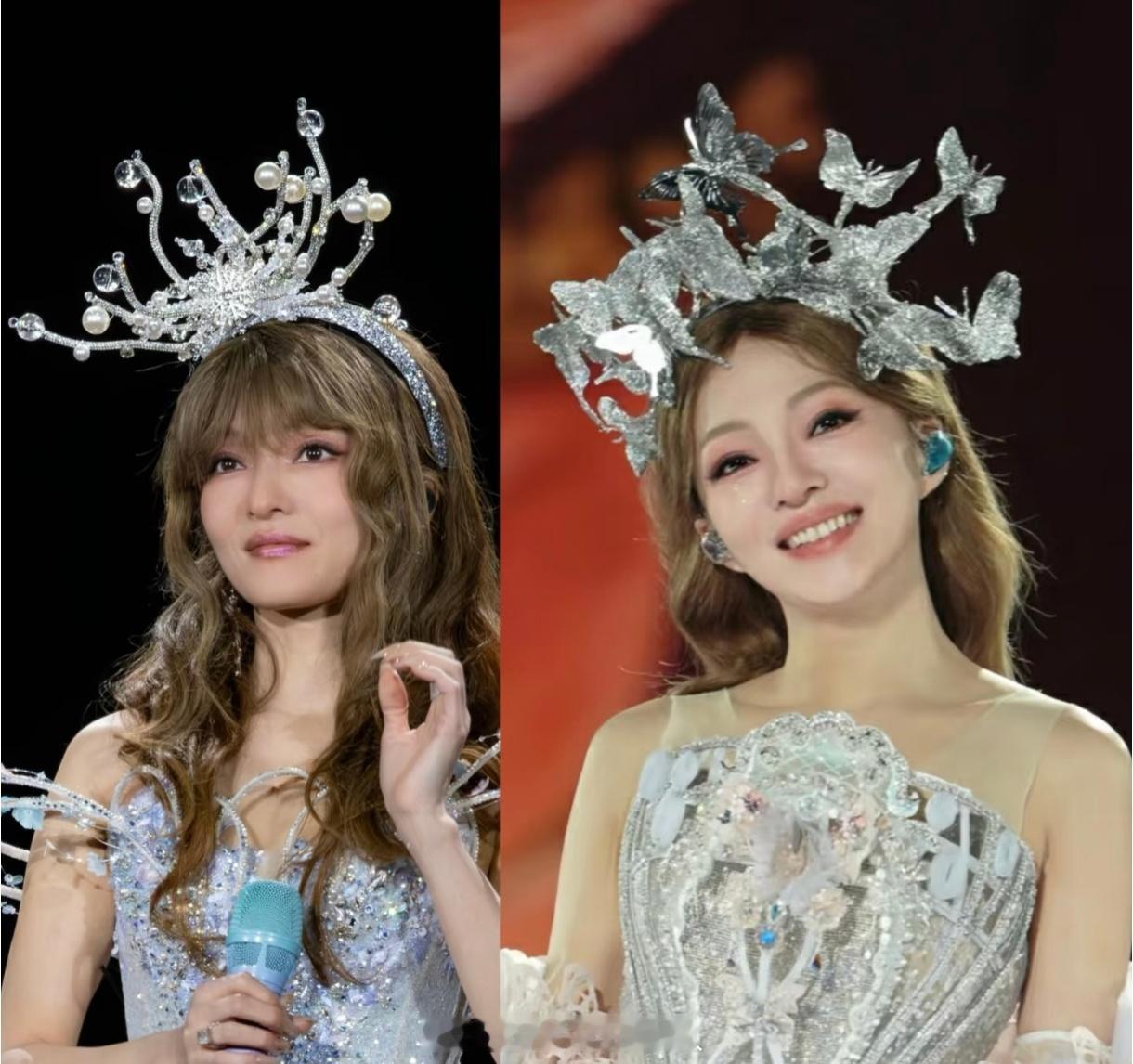 我请问呢？张韶涵团队是裁员裁到大动脉了吗？她的妆造真的是我每一次看到都会狂夸的程