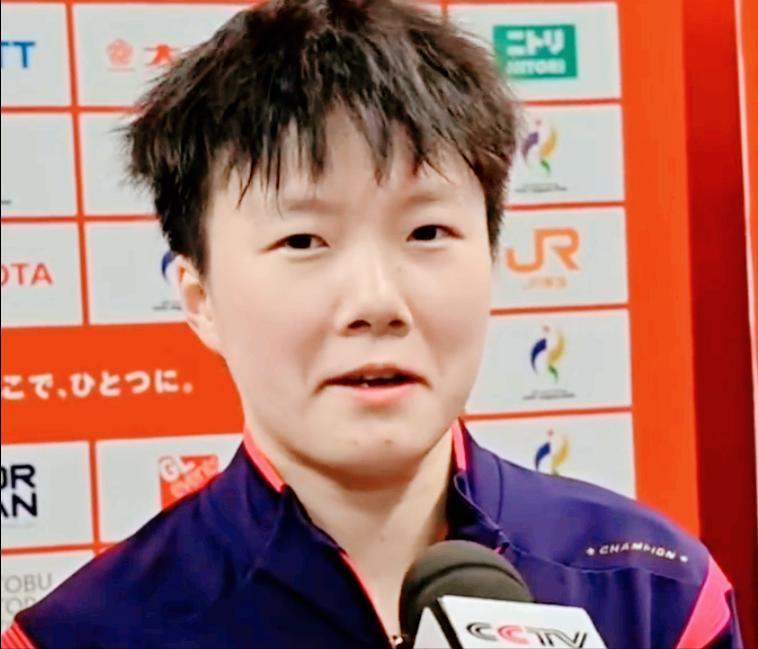 陈熠/范姝涵3:1战胜金琴英/车秀英后的采访，本以为陈熠幽默，范姝涵一张嘴，让人