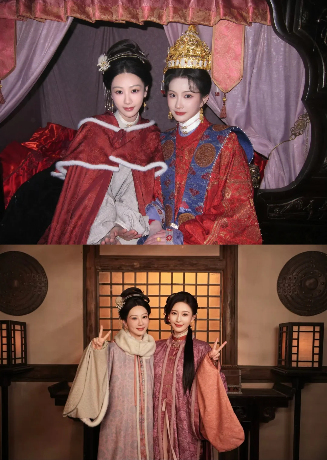 杨紫和《家业》剧组演员们的合照📷更新中