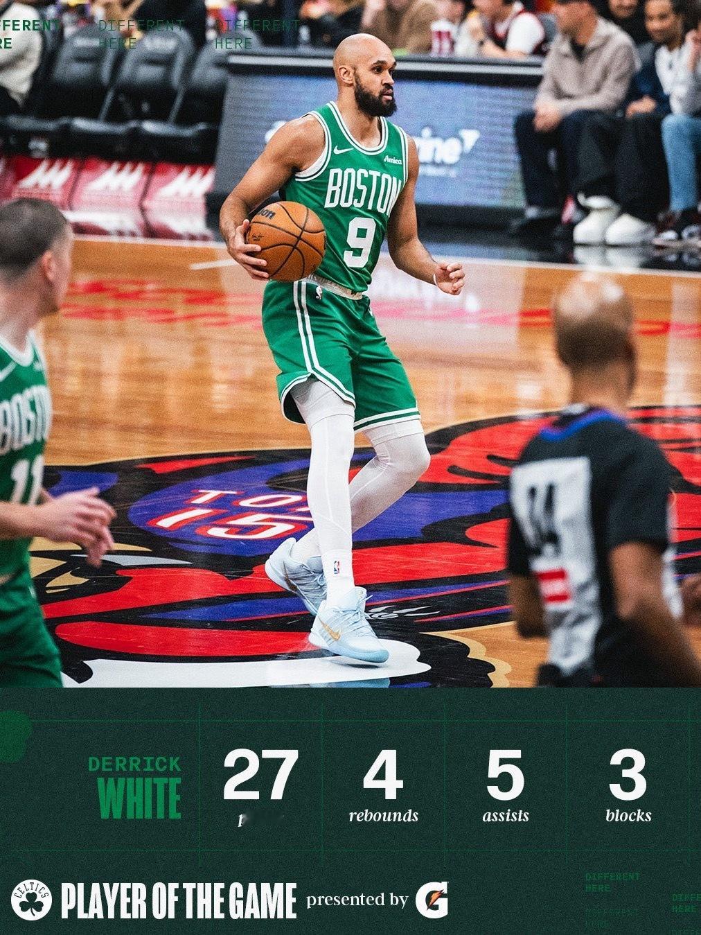 凯尔特人国度 Player Of The Game : Derrick Whit