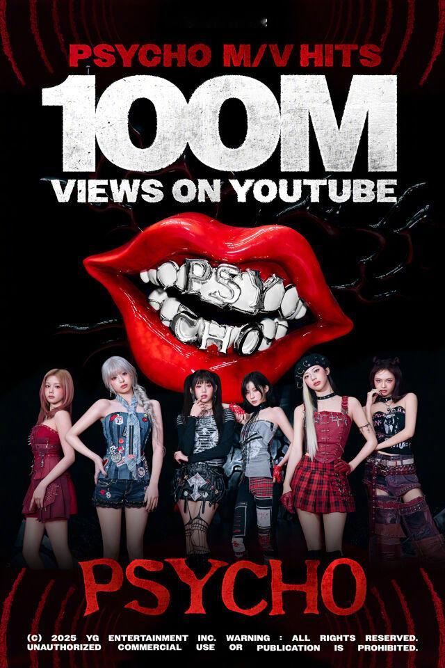 【mydaily】3日，BABYMONSTER<PSYCHO>MV在YouTub