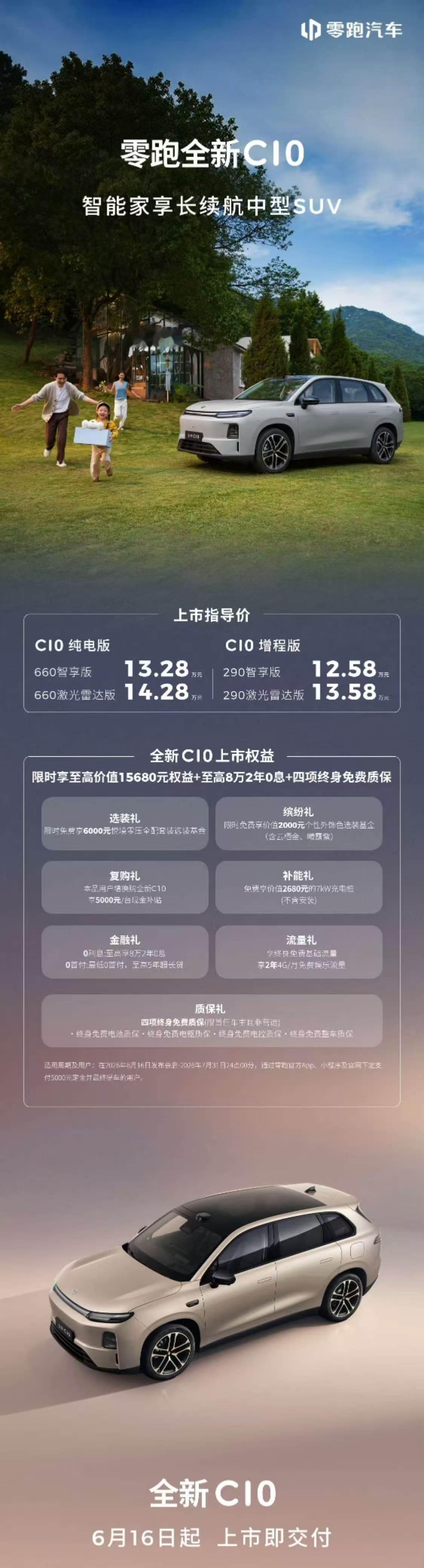 全新零跑C系列12.58万起中国新能源车有了自己的经典款 新能源市场不缺新车，但