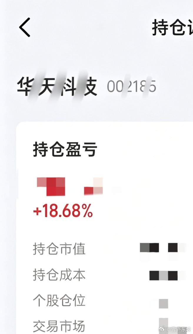 华天同学今日录得新高
