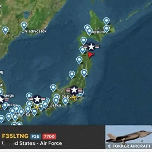 漂亮，1月16日，一架美国空军F-35A战斗机从日本三泽基地起飞后，在青森市附近