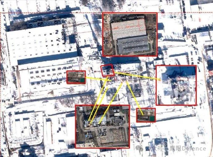 烽火问鼎计划 卫星照片显示，俄罗斯别尔哥罗德州卢奇热电厂两台各约20兆瓦的燃气轮