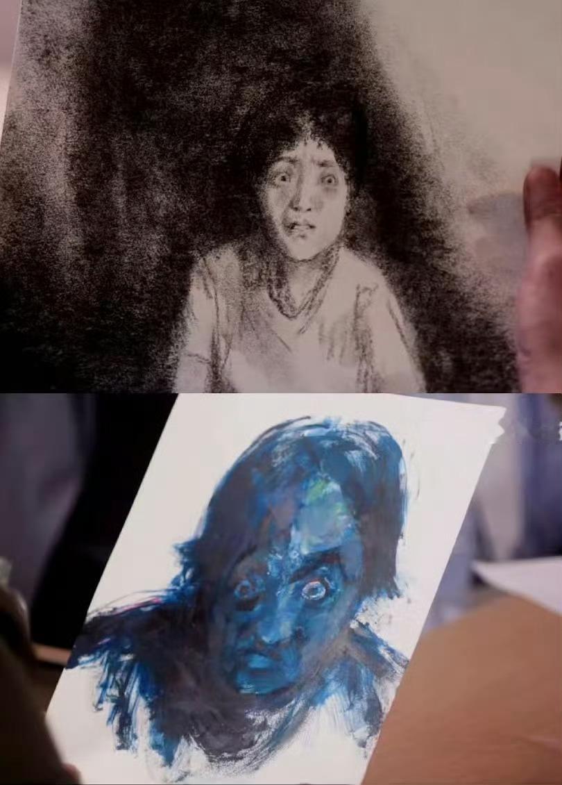 沈翊画的是大姨也是犯罪的招娣沈翊真的是看骷髅也深情的眼神，温柔如水~好喜欢万丈悬