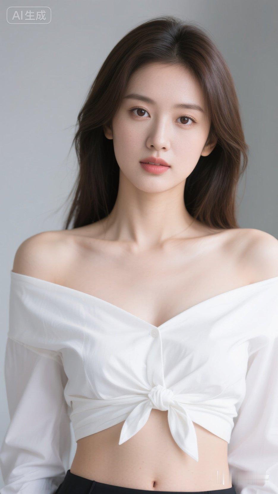 温柔甜美的白衬衫，清新自然，元气满满！