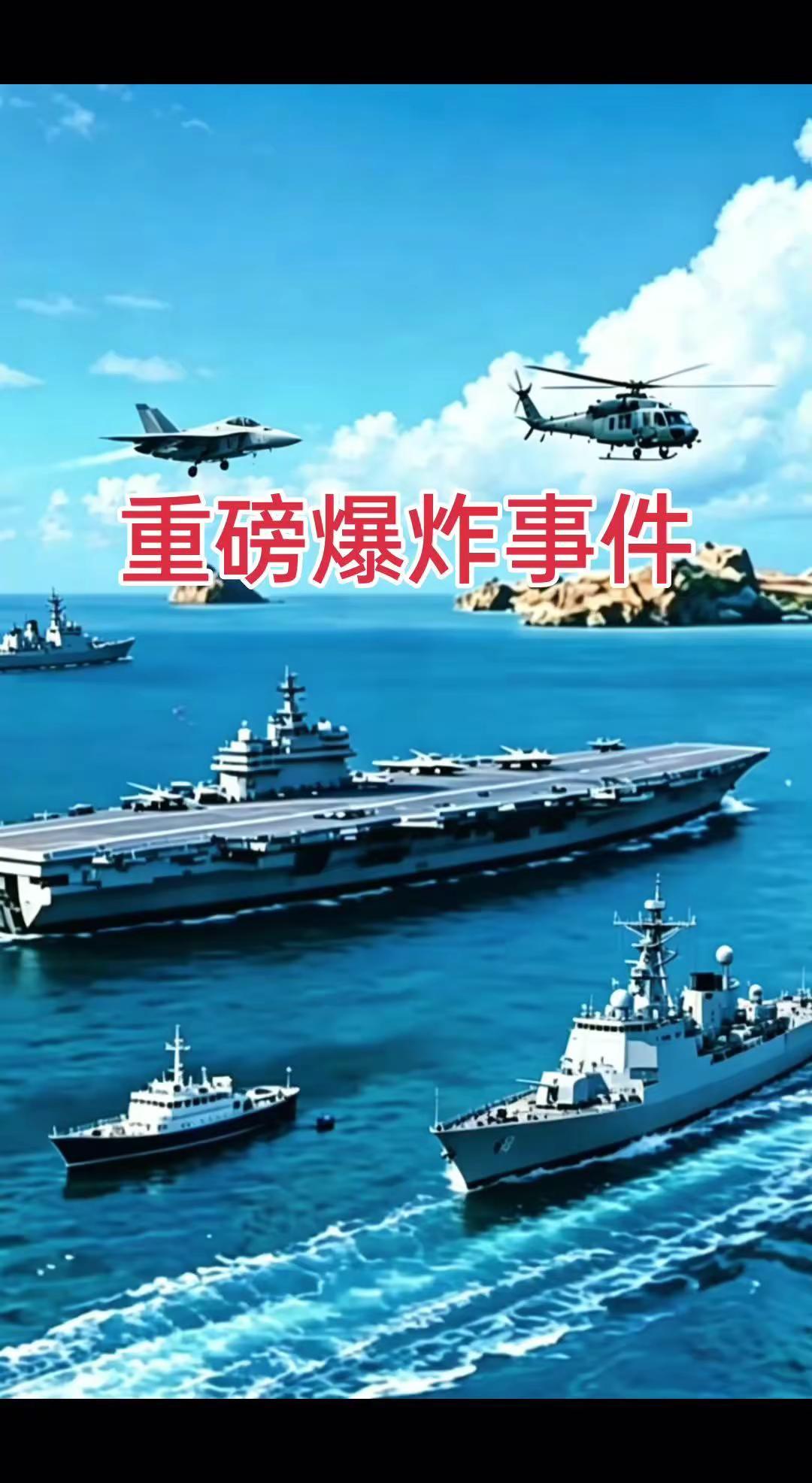 特大爆炸新闻中国航母舰队 突击型航空母舰 中国海军航母编队 中国航母战斗力提升