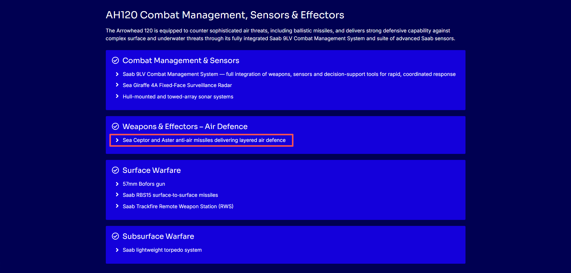 中外舰闻 烽火问鼎计划 每天认识一件兵器  英国🇬🇧Babcock上线“箭头