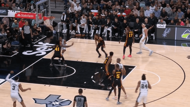 花落谁家？回顾索汉马刺生涯最佳一役，对阵老鹰超高效33+8+6P1索汉无球“Wi