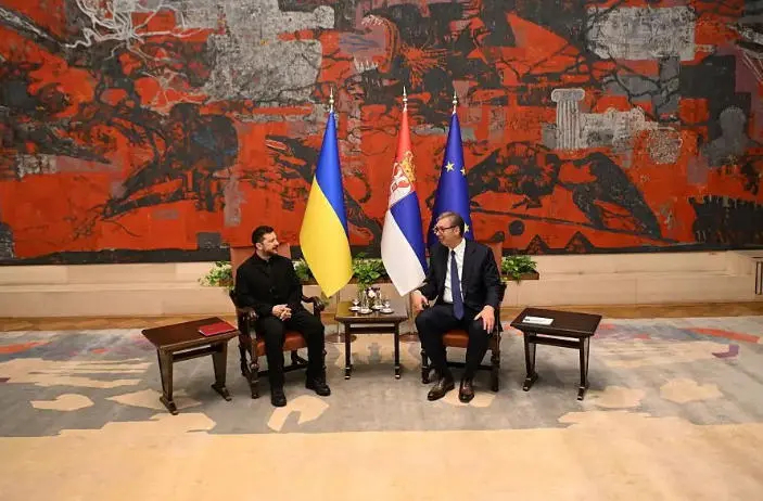 【泽连斯基首次访问塞尔维亚：乌方支持塞尔维亚加入欧盟】乌克兰总统泽连斯基8月7日
