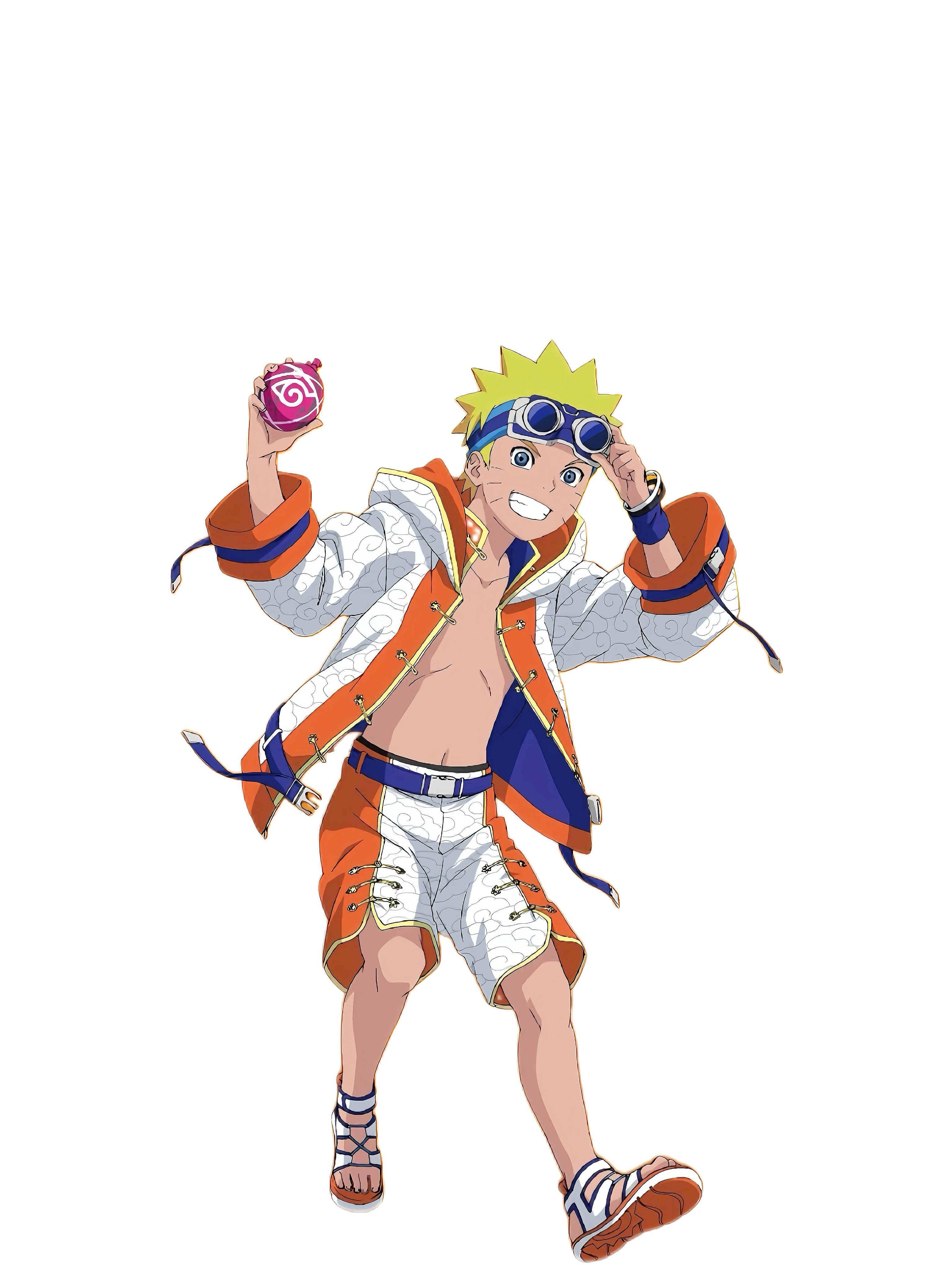 抠图高清修复了一组『忍里』 鸣人立绘合集几乎涵盖了各个年龄段火影忍者漩涡鸣人