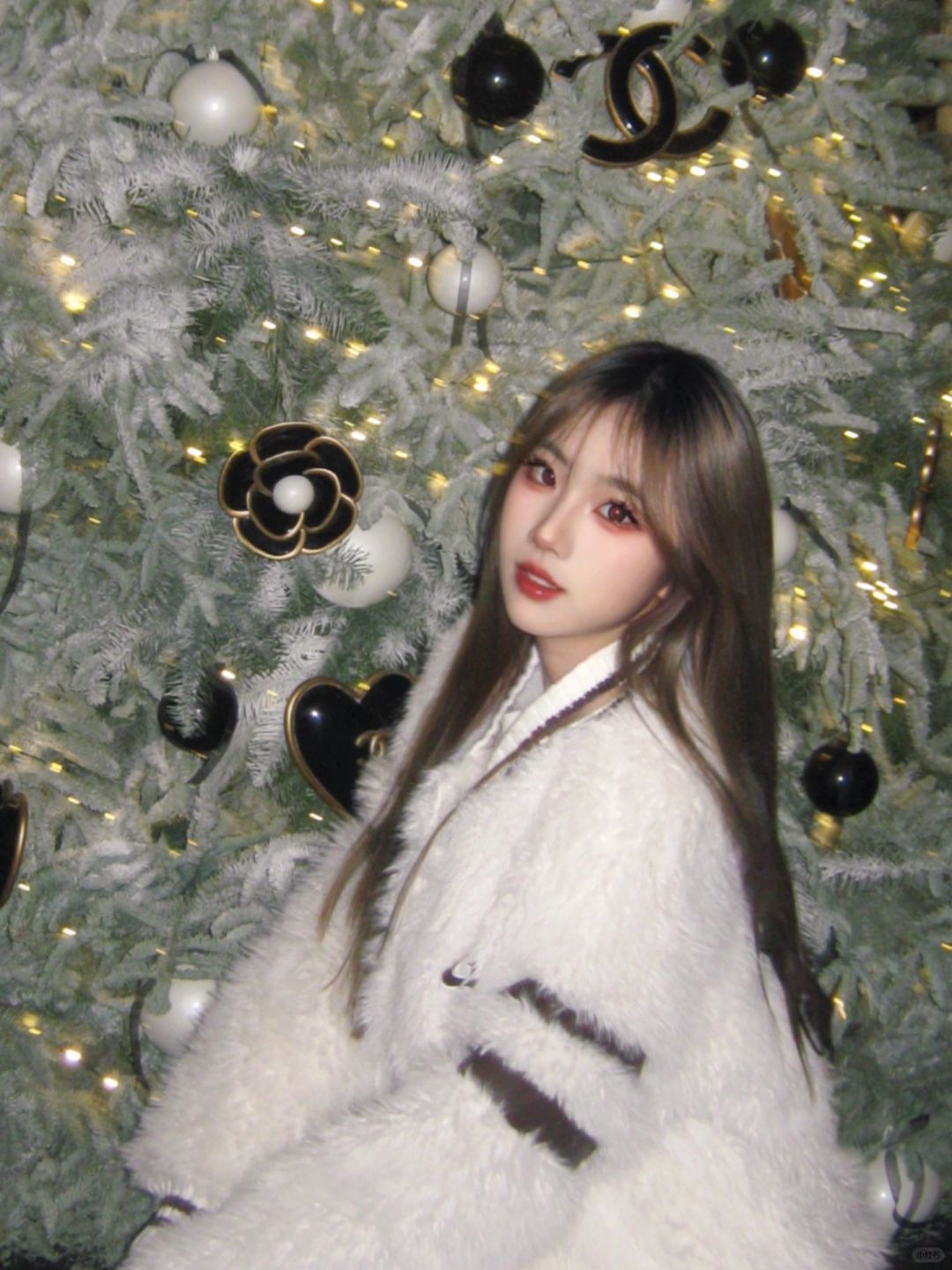 央美学姐ootd / 毛茸茸的圣诞🎄🤍❄️