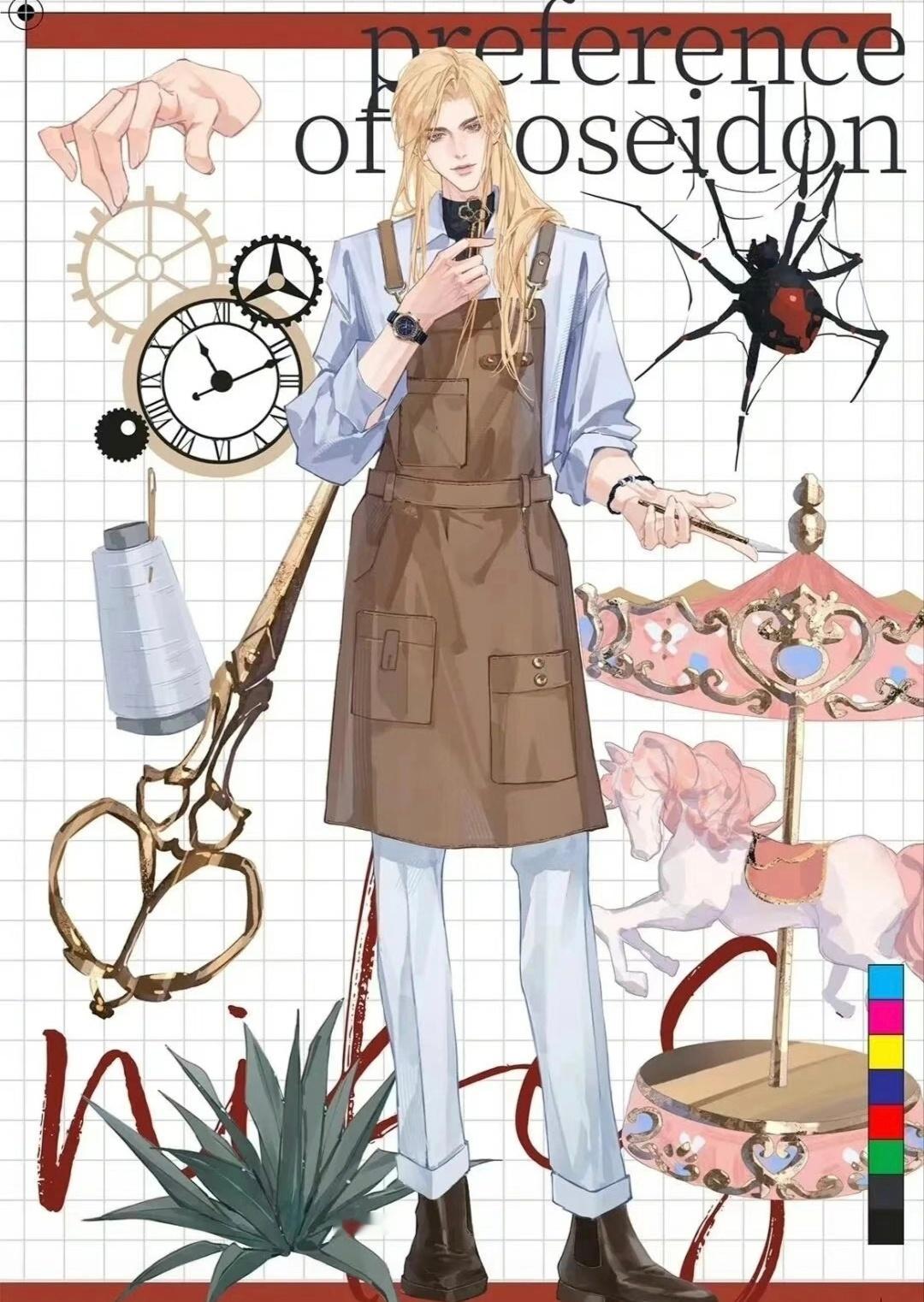 动漫新年迎喜番人鱼陷落次元新星计划 一组绝美的人鱼陷落角色壁纸，第二弹 