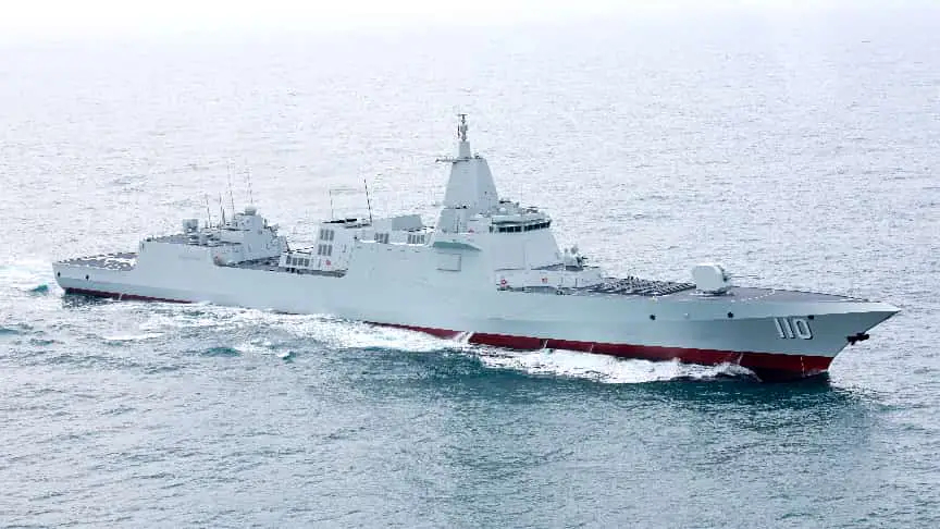 新批次055安庆舰这张角度可以就是毁于画质了 烽火问鼎计划中国海军