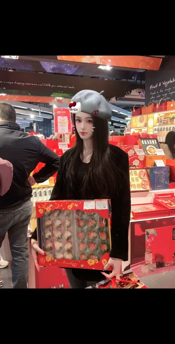 艾特你姐妹。给你安排草莓和车厘子