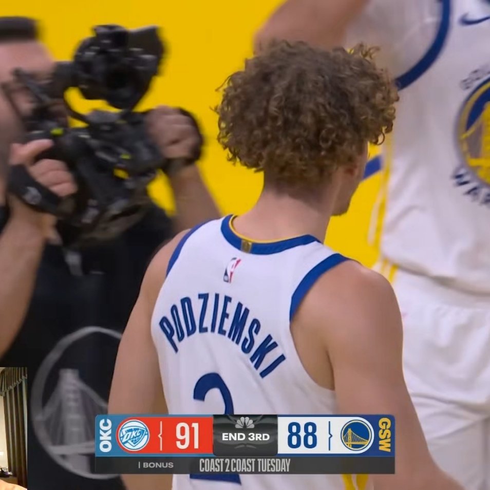 波杰压哨三分命中‼️91:88，勇士有希望成为本赛季第二个战胜雷霆的队伍啊那老有