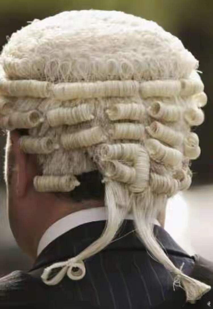 英国律师结束刑事法庭戴假发传统 戴了350年的“白色蛋卷”终于下岗了！[允悲] 