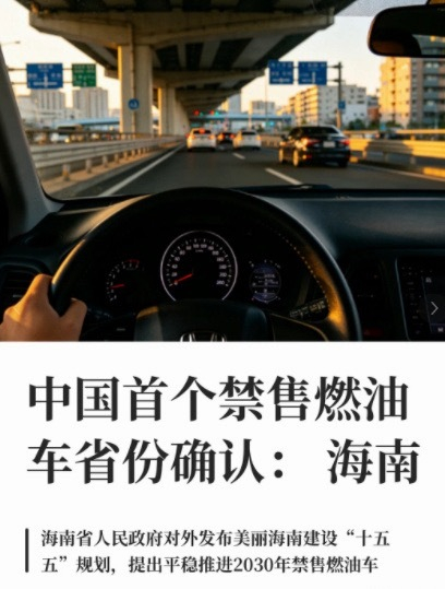 海南确认禁售燃油车这事对当地感觉影响不会很大，迷恋燃油车的也可以到湛江买，反正不