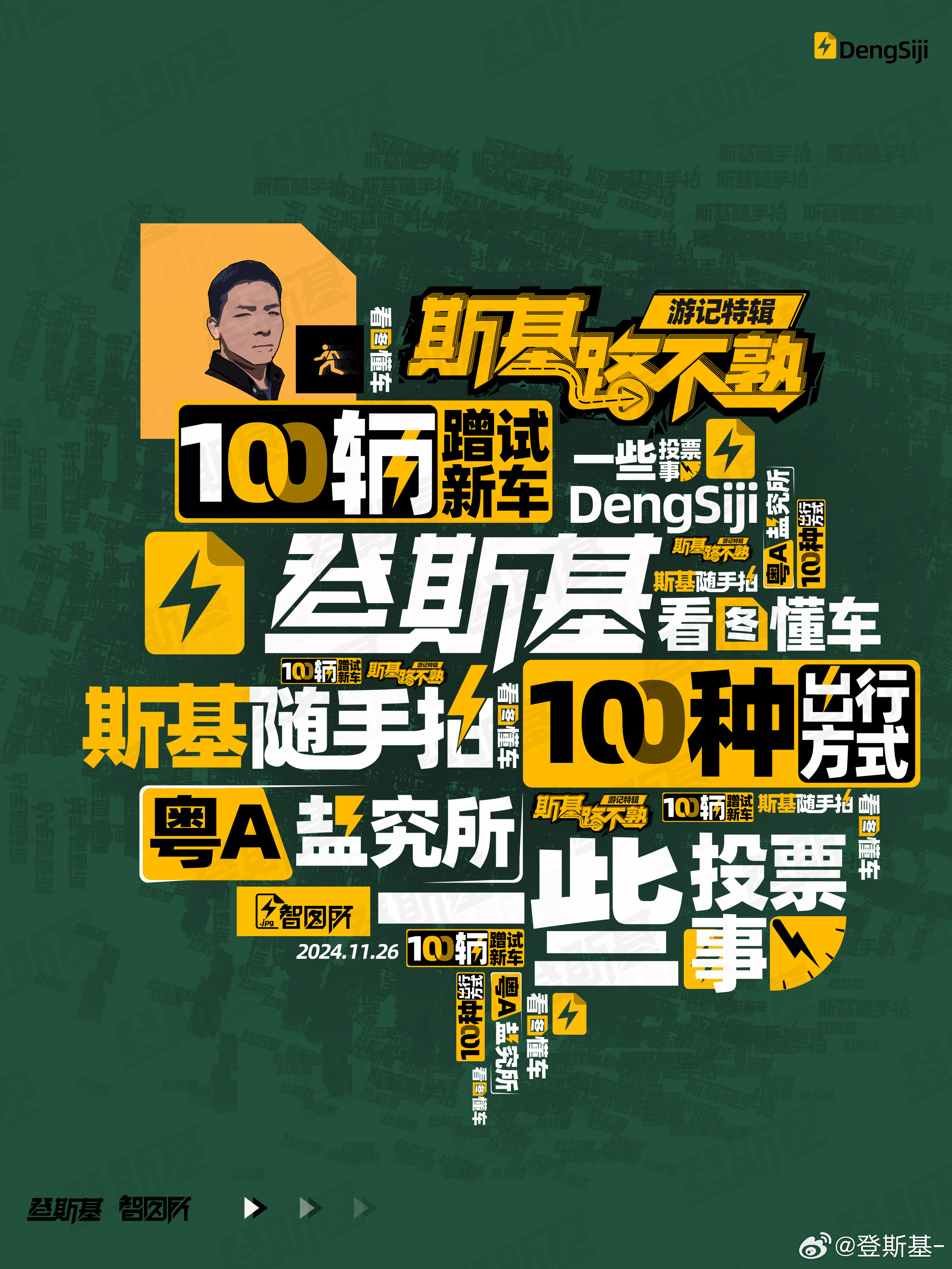 [举手]哈喽，我是登斯基，以下是我一些感觉还能拿得出手的内容分享，主要是有趣的车