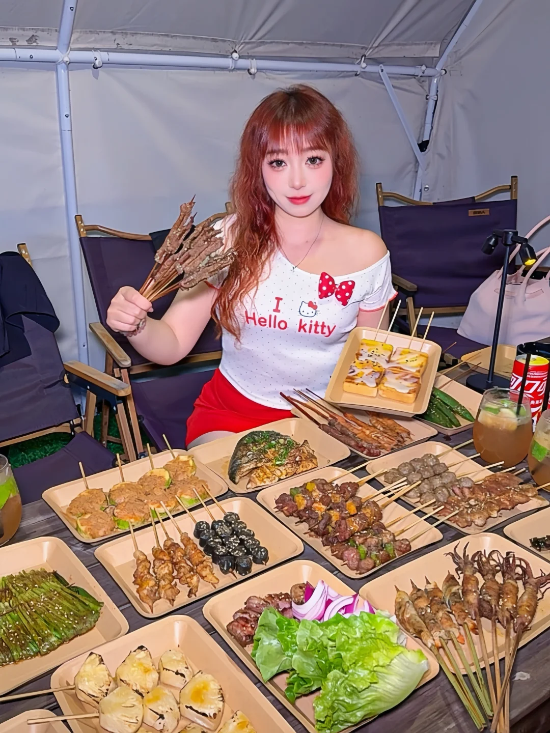 ⛺️露营配撸串🌴夏日限定快乐