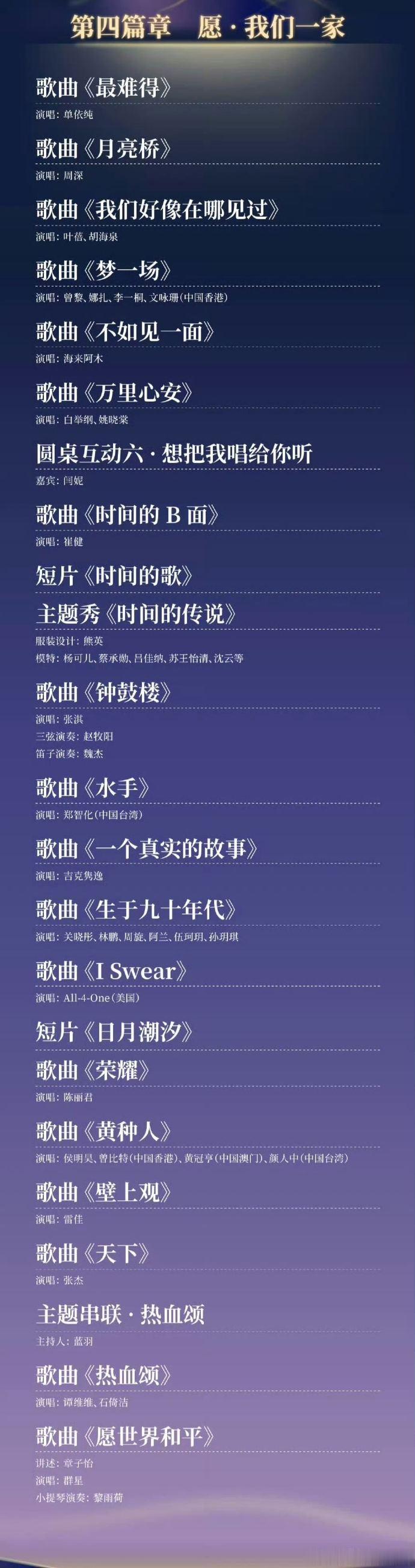 文咏珊曾黎娜扎李一桐合唱梦一场 湾区升明月晚会这波阵容真的绝了！文咏珊、曾黎、古