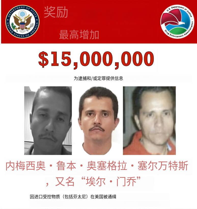 新闻快讯——墨西哥军方今日击毙的CJNG集团头目“梅乔”（El Mencho），