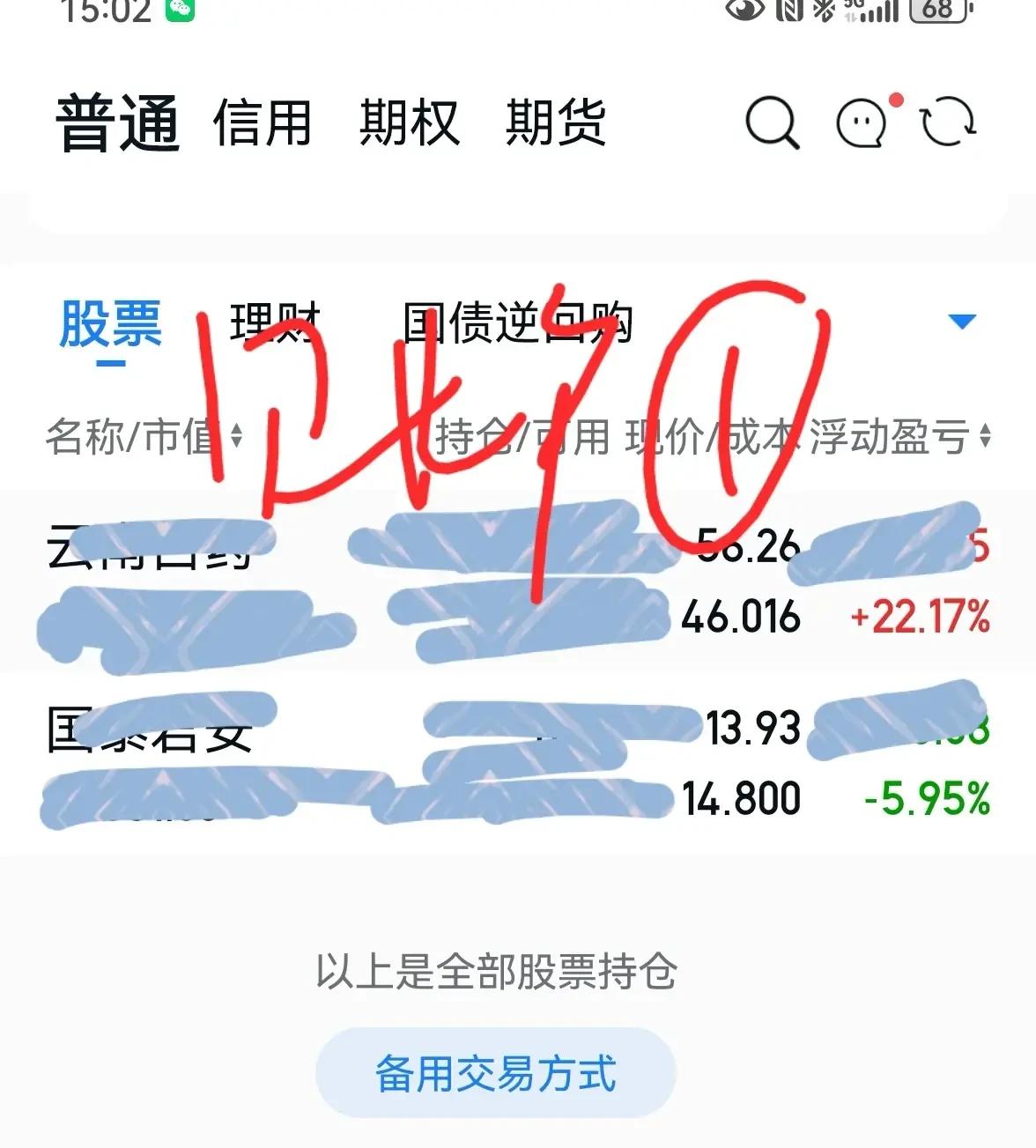 老手说股：（3）
今天大盘继续高位震荡，虽然指数没有翻红，但个股上涨家数大于下跌