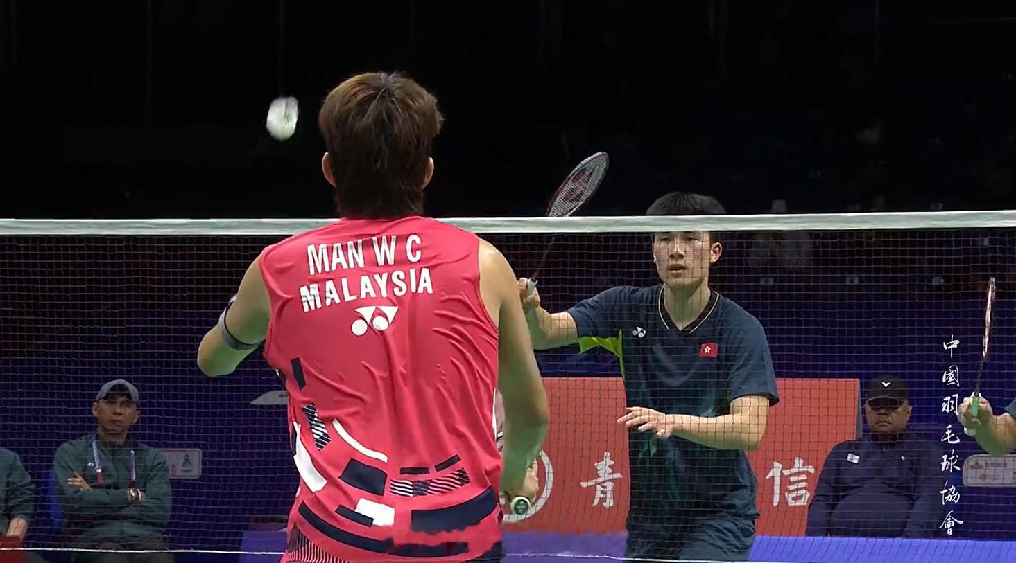 马来西亚 2-3 中国香港混双 许邦荣 钟舒韵 21-17 17-21 11-2